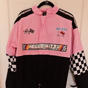 Hello Kitty Pink Jacket with Black Accents